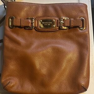 Michael Kors Tan Leather Shoulder Bag